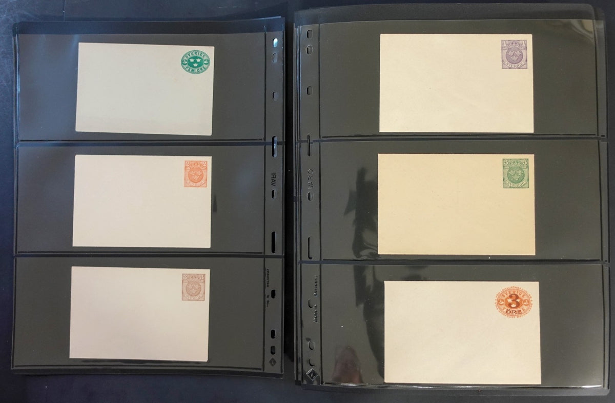 Extensive Specialized Sweden Postal Stationery Collection ca. 1880–1990 ZAYIX