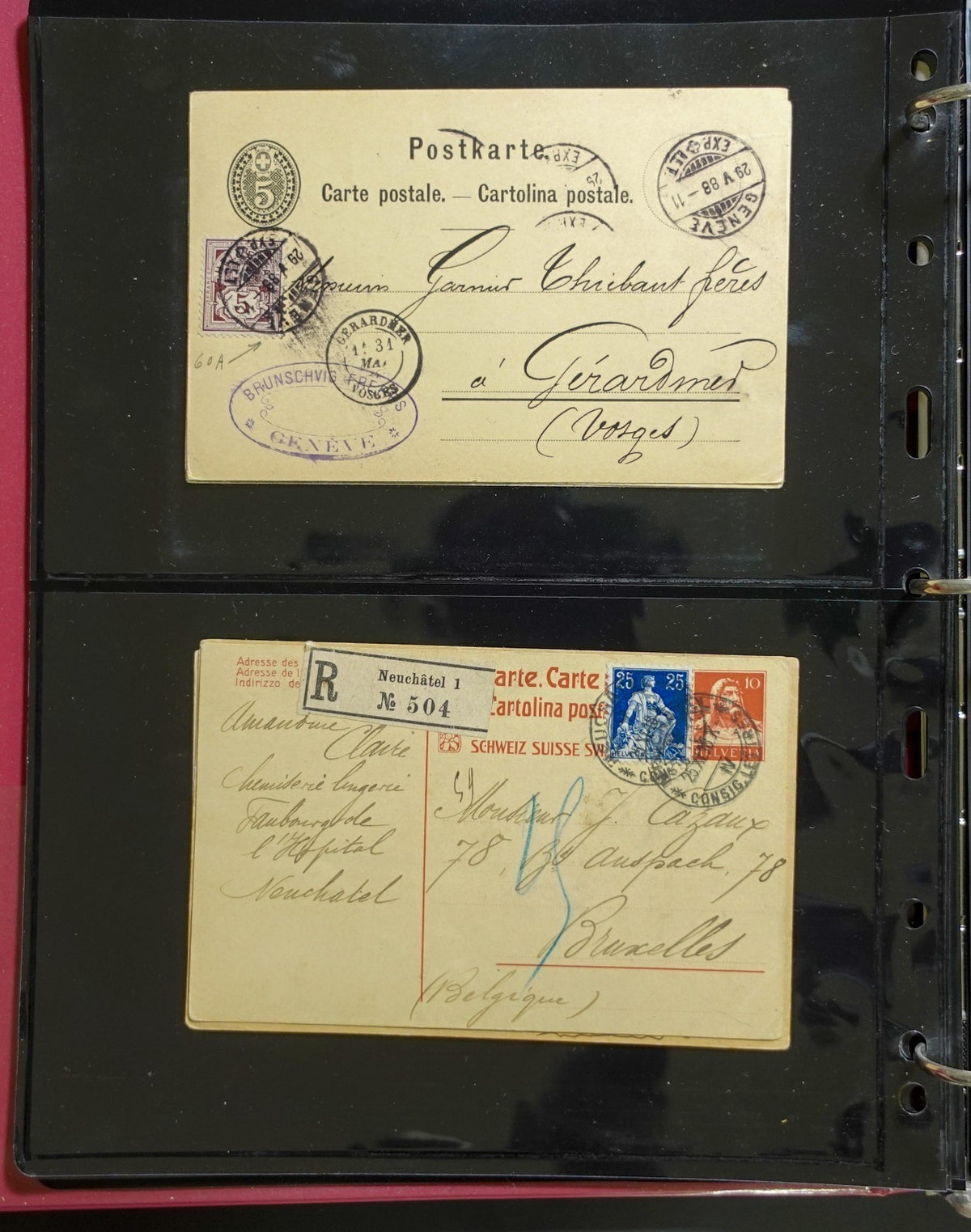 Switzerland Postal Stationery Collection Feldpost Cards Postal History ZAYIX