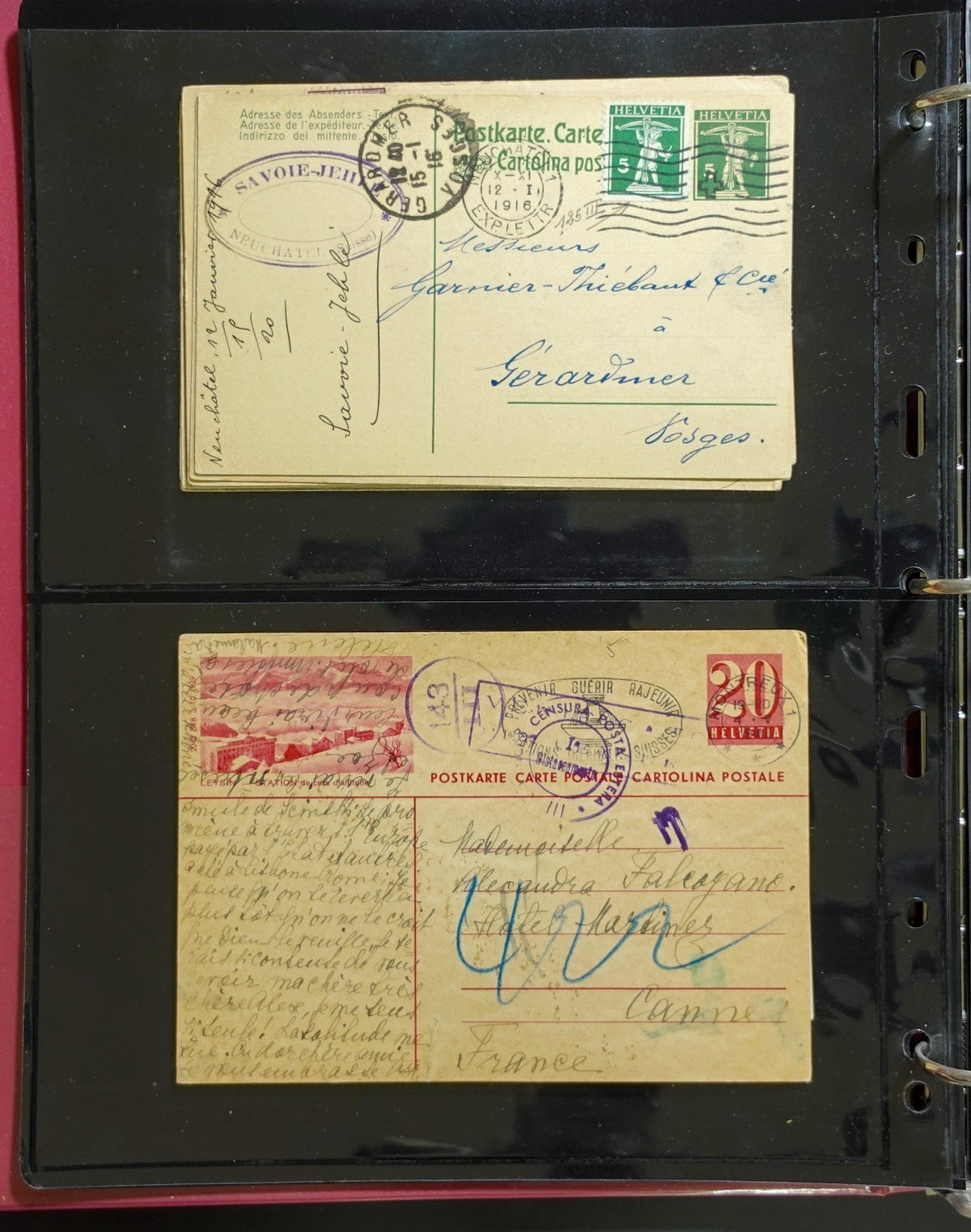Switzerland Postal Stationery Collection Feldpost Cards Postal History ZAYIX