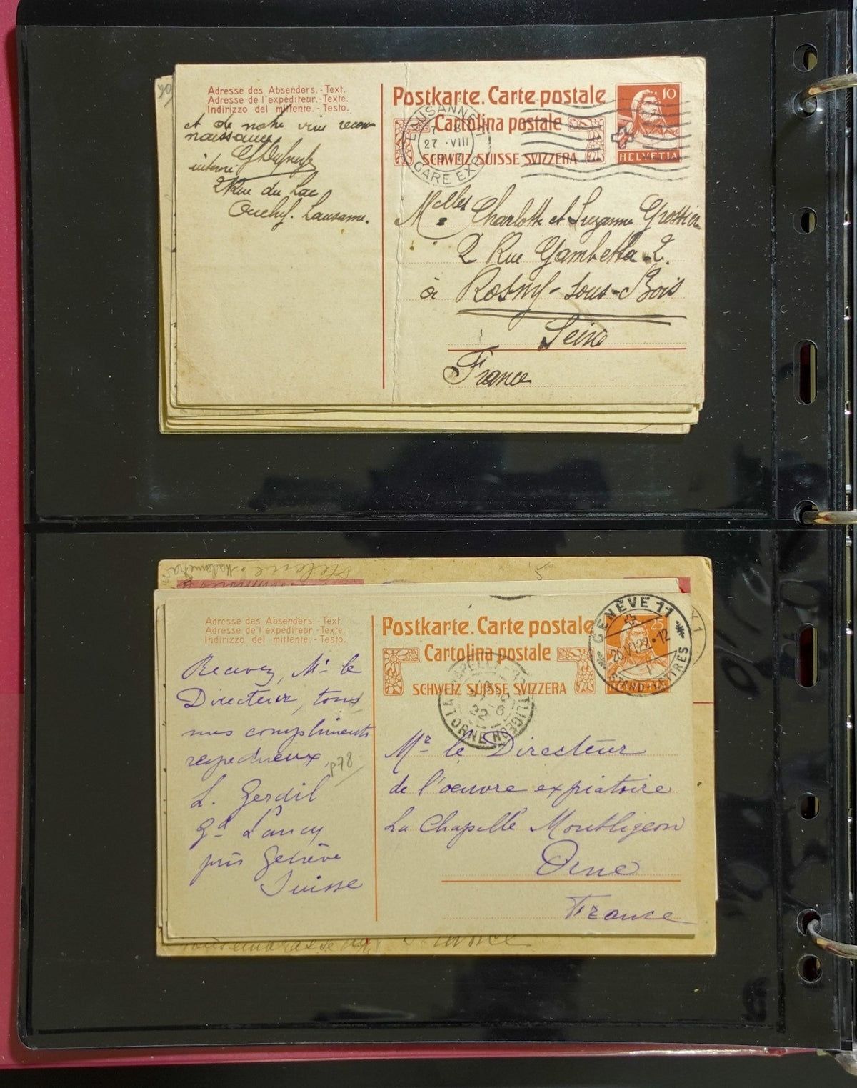 Switzerland Postal Stationery Collection Feldpost Cards Postal History ZAYIX