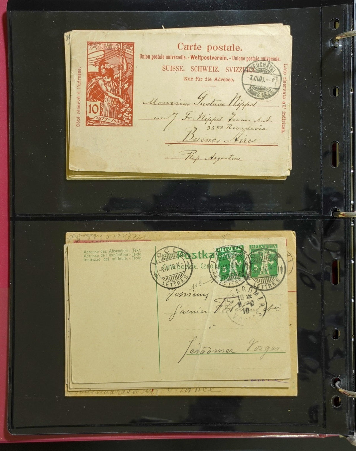 Switzerland Postal Stationery Collection Feldpost Cards Postal History ZAYIX