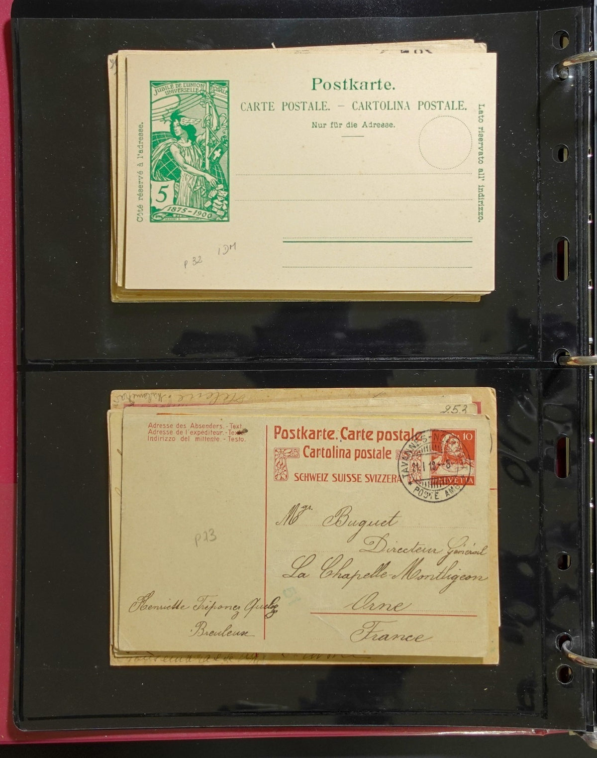 Switzerland Postal Stationery Collection Feldpost Cards Postal History ZAYIX