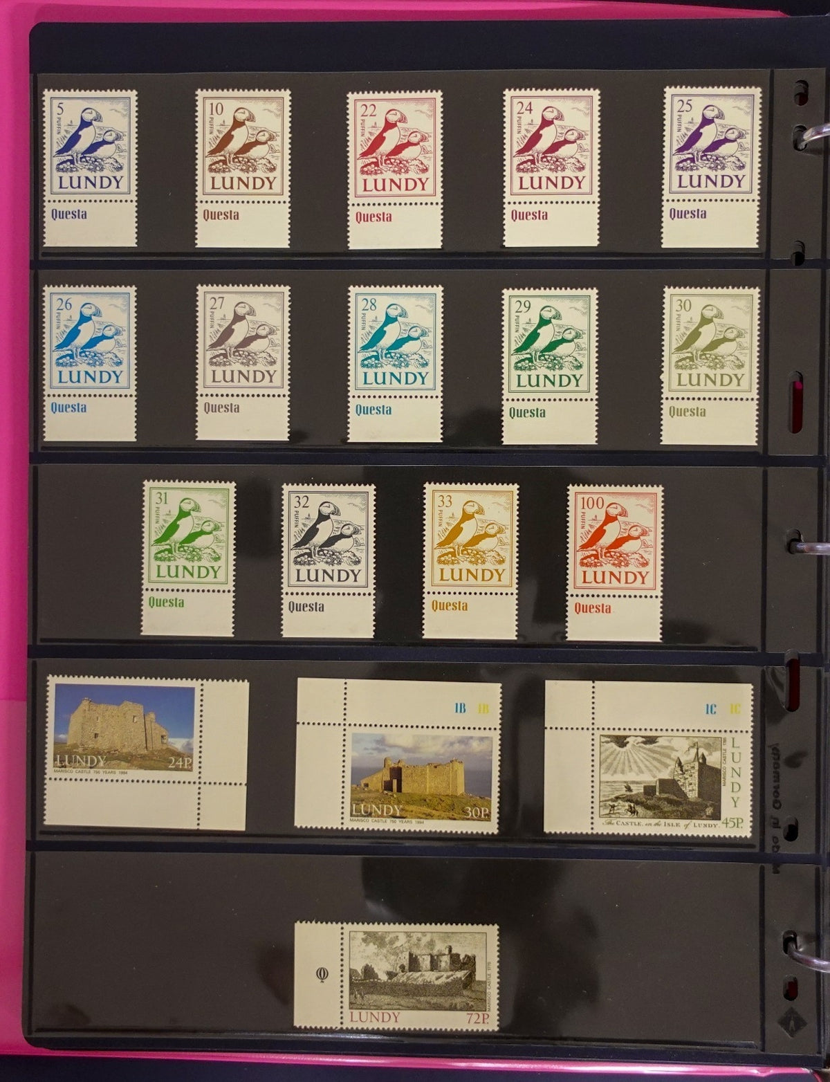 Lundy Island Comprehensive Local Post Specialized Stamp Collection Album ZAYIX