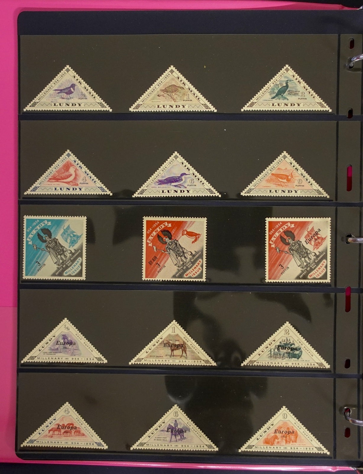 Lundy Island Comprehensive Local Post Specialized Stamp Collection Album ZAYIX