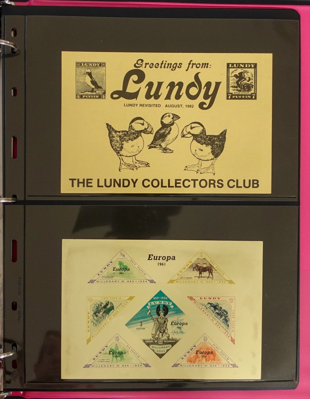 Lundy Island Comprehensive Local Post Specialized Stamp Collection Album ZAYIX