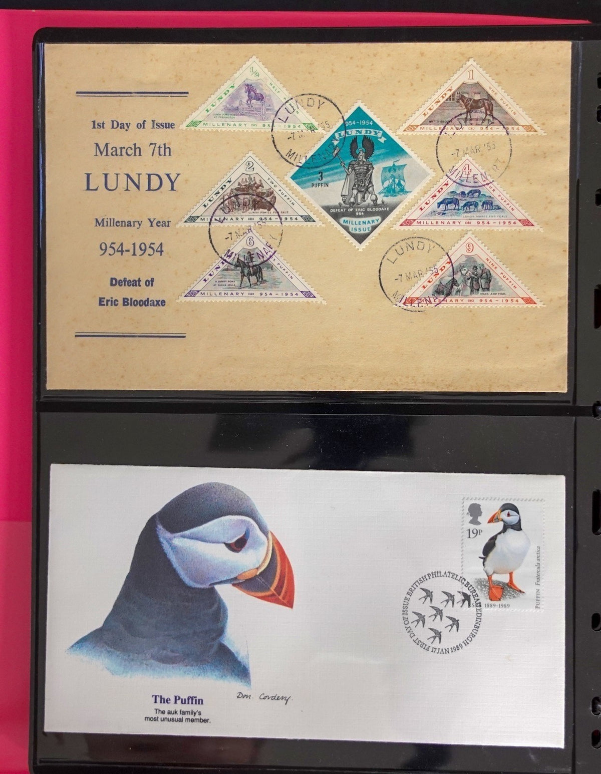 Lundy Island Comprehensive Local Post Specialized Stamp Collection Album ZAYIX