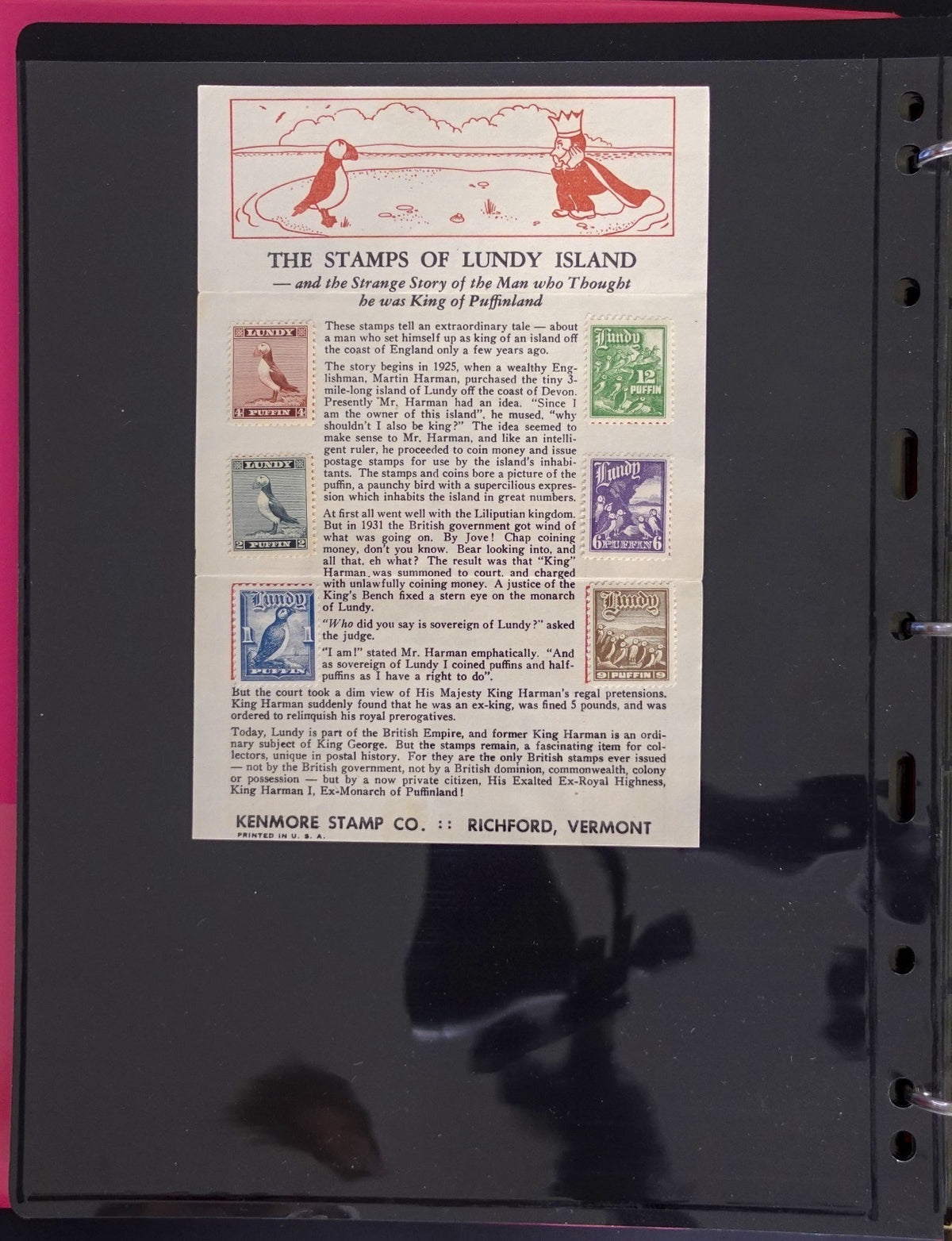 Lundy Island Comprehensive Local Post Specialized Stamp Collection Album ZAYIX