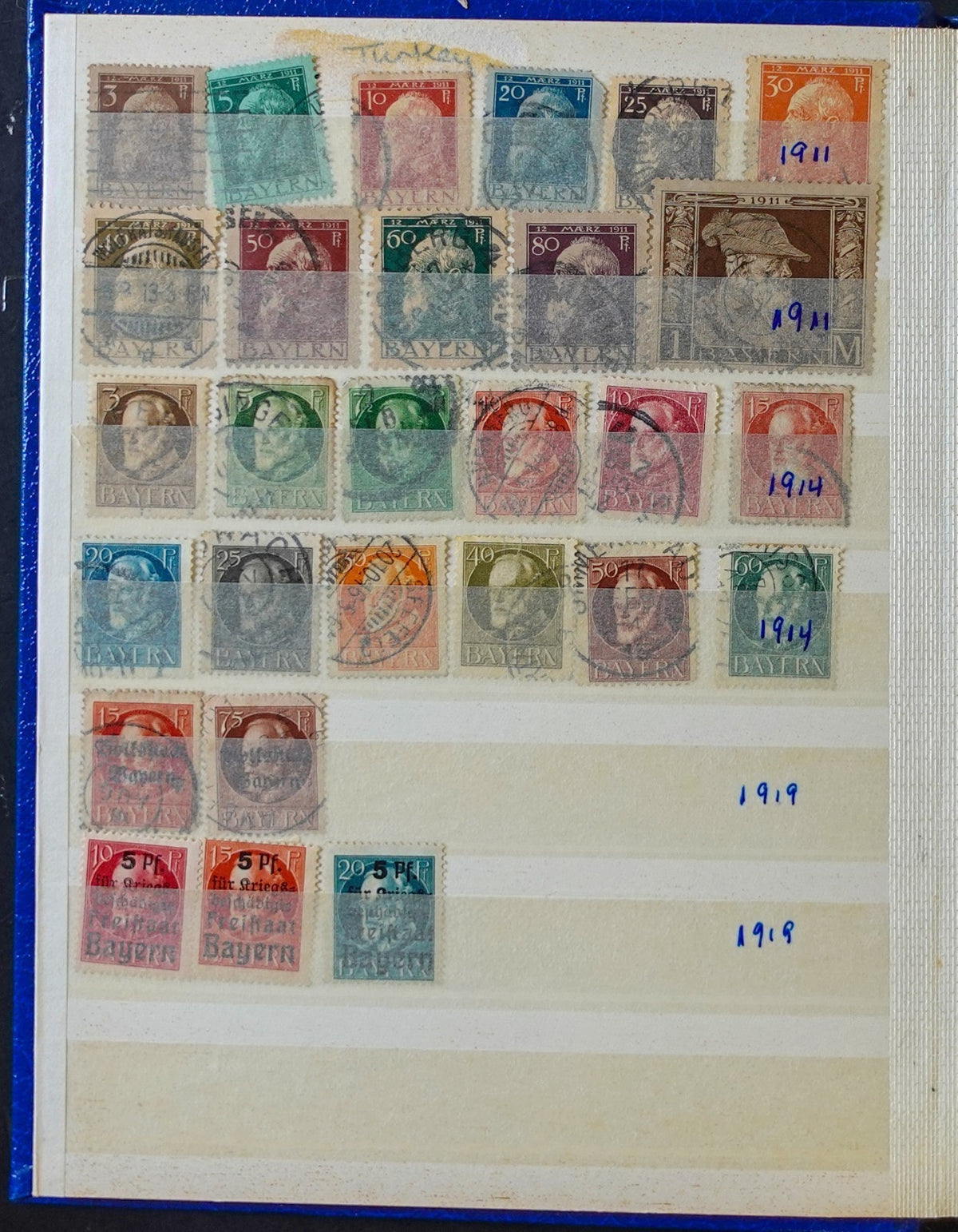German States & Offices Danzig Saar Stamp Collection Stockbook Mint & Used ZAYIX