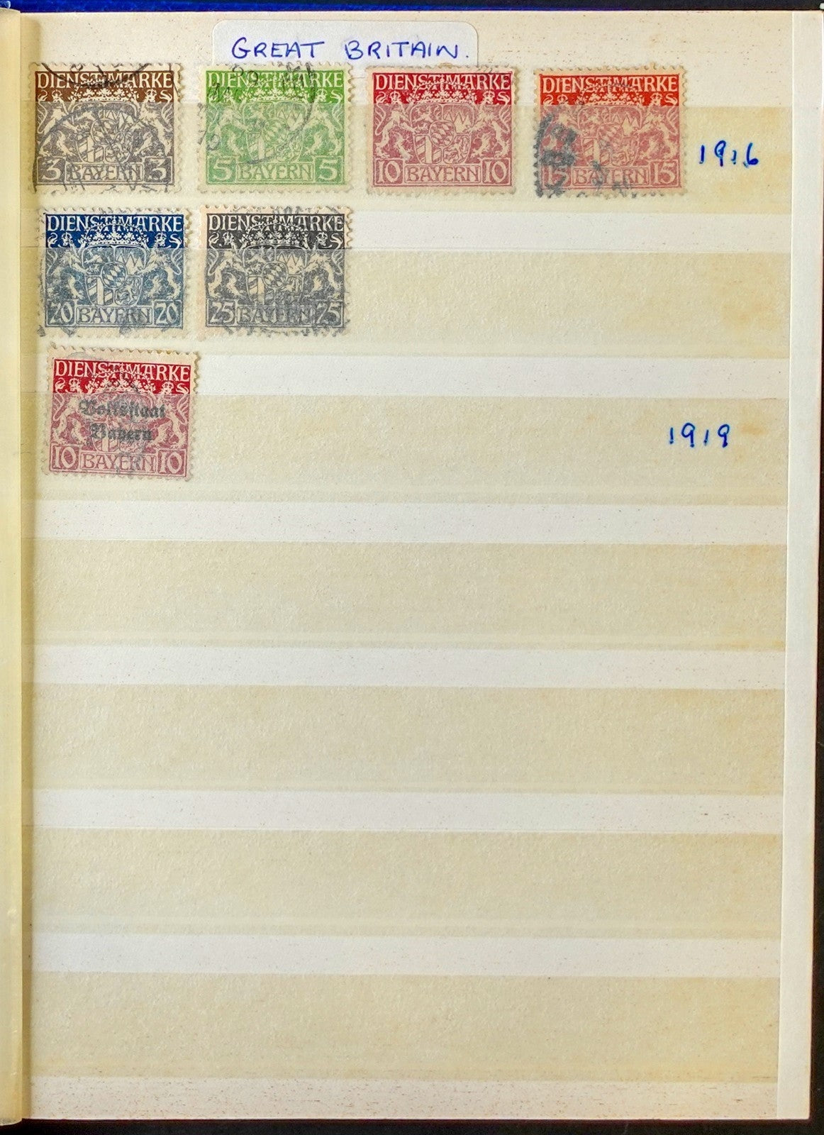 German States & Offices Danzig Saar Stamp Collection Stockbook Mint & Used ZAYIX