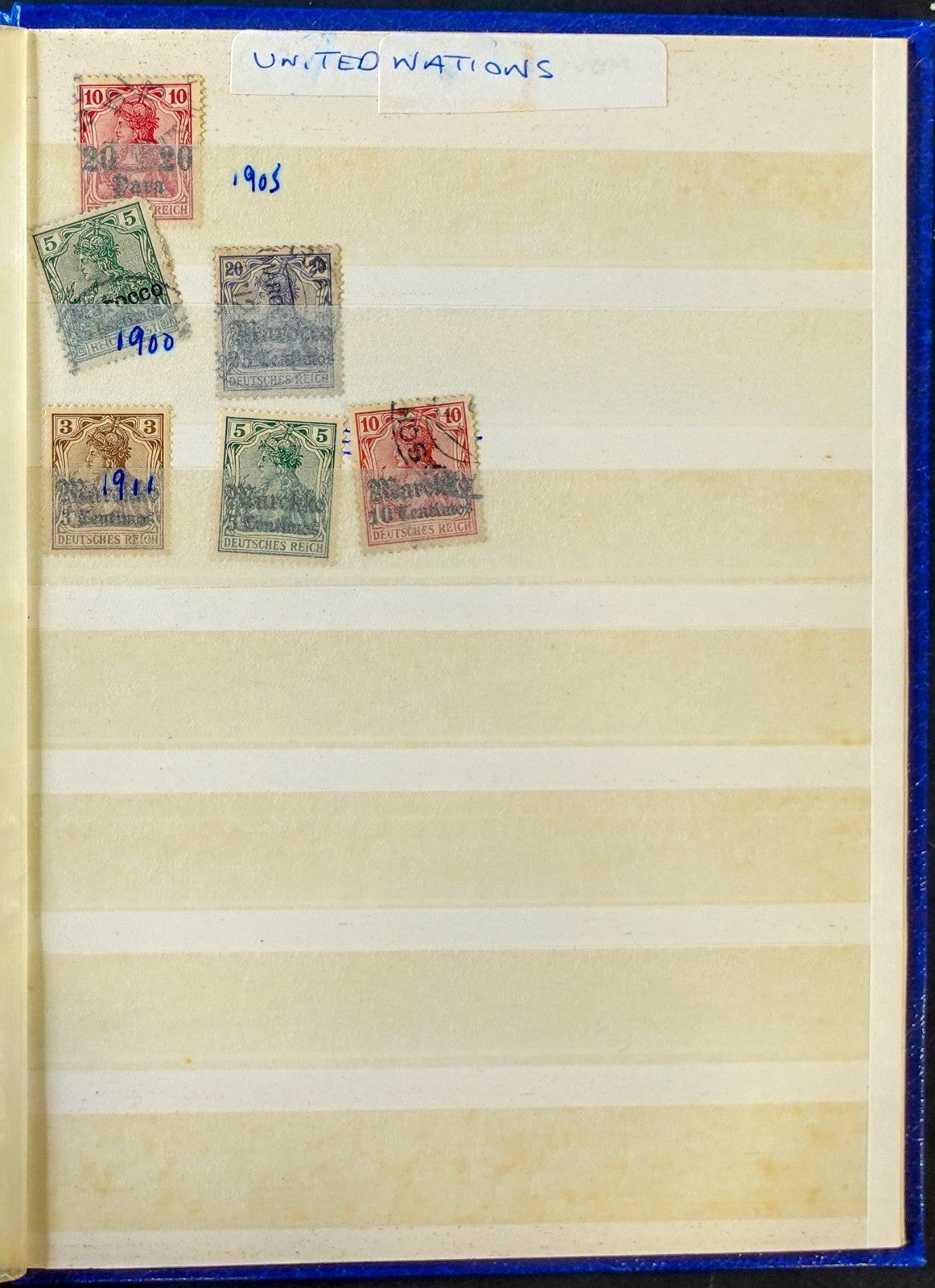 German States & Offices Danzig Saar Stamp Collection Stockbook Mint & Used ZAYIX