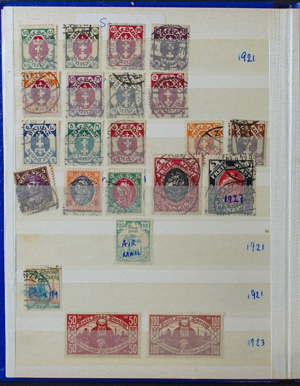 German States & Offices Danzig Saar Stamp Collection Stockbook Mint & Used ZAYIX