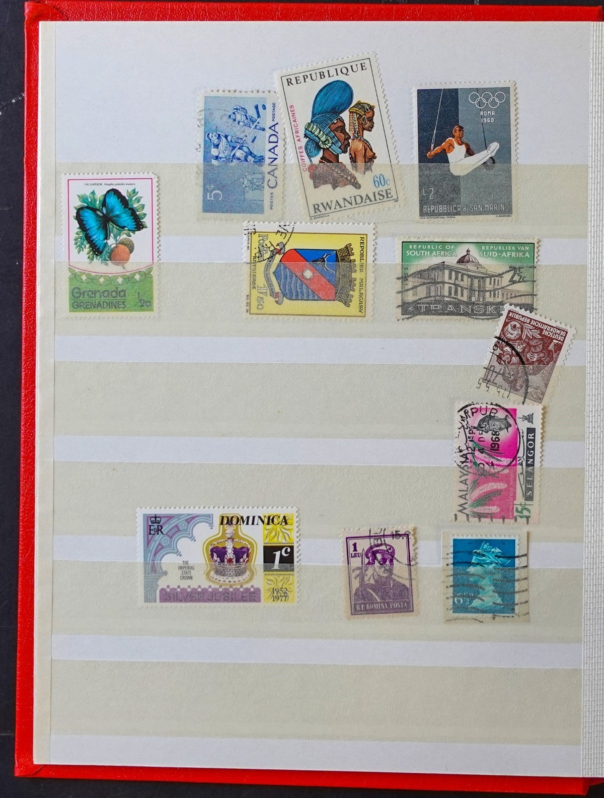 World Wide Stamp Collection Lighthouse Stockbook 16 Pages Mint & Used ZAYIX