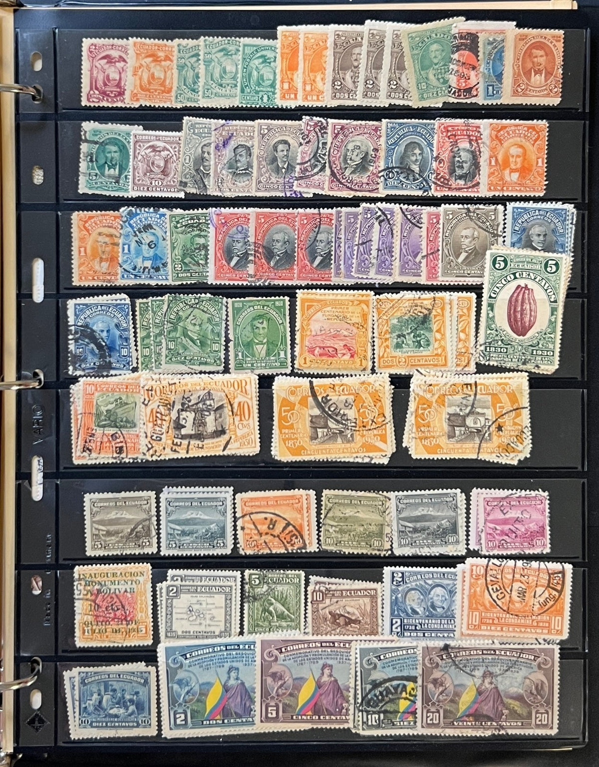 World Wide Countries Stamp Collection Stockbook 16 Pages Mint & Used  ZAYIX