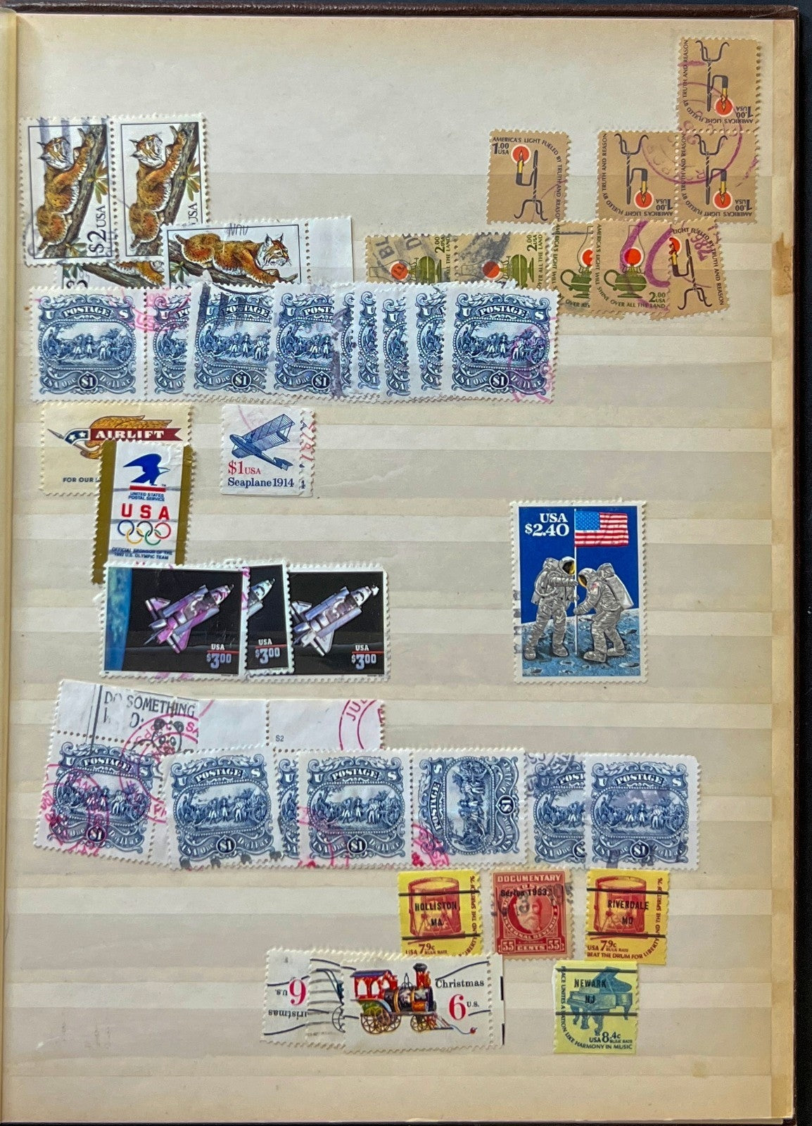 United States Stamp Collection Stockbook Mint & Used  ZAYIX