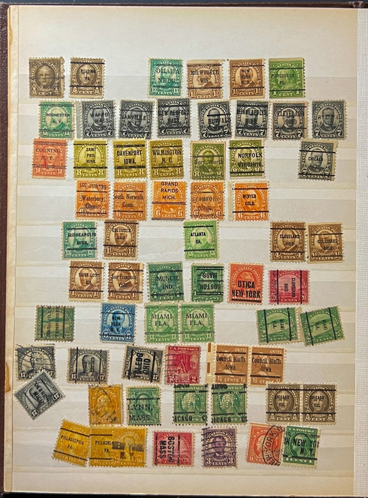 United States Stamp Collection Stockbook Mint & Used  ZAYIX