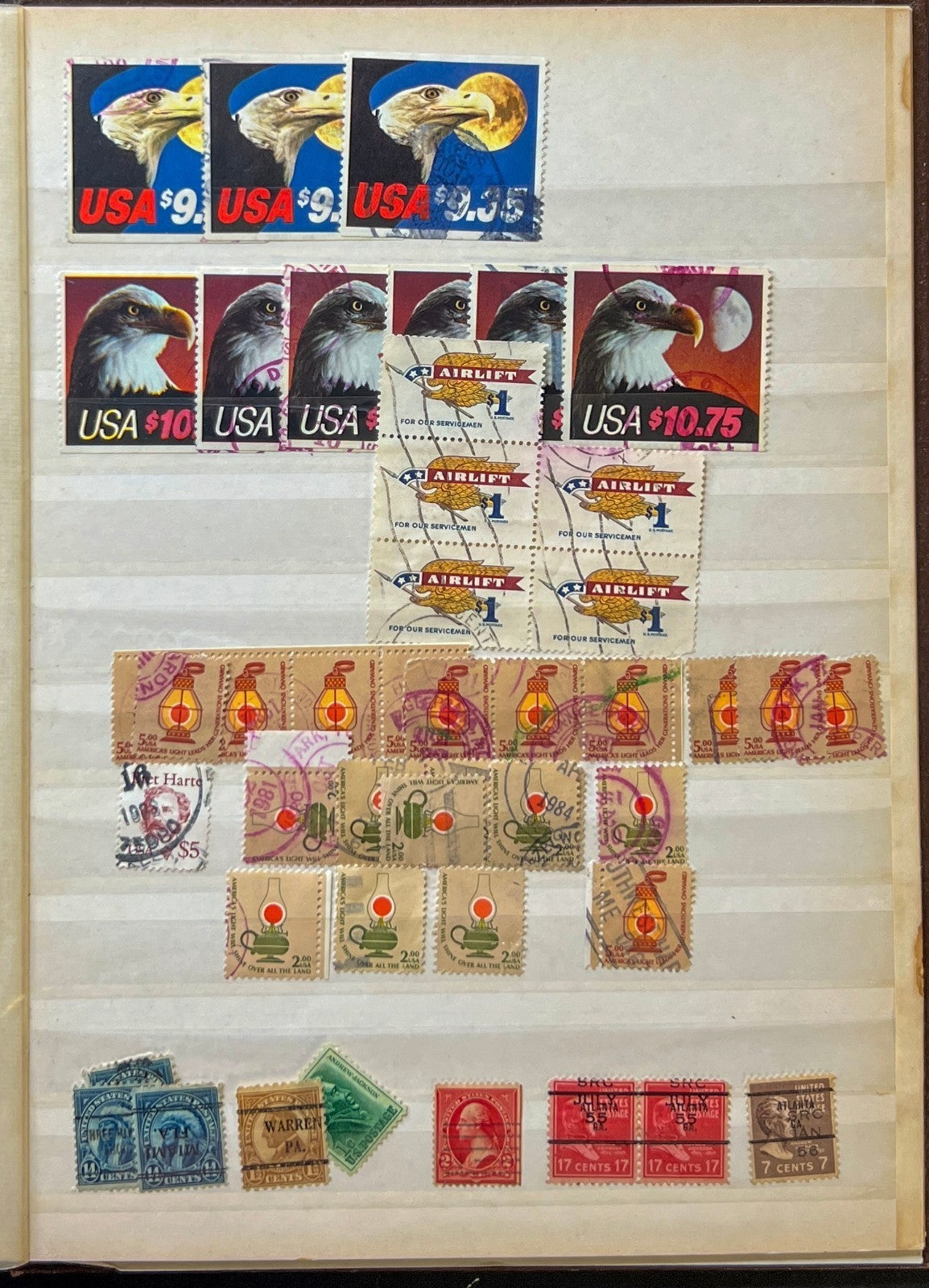 United States Stamp Collection Stockbook Mint & Used  ZAYIX