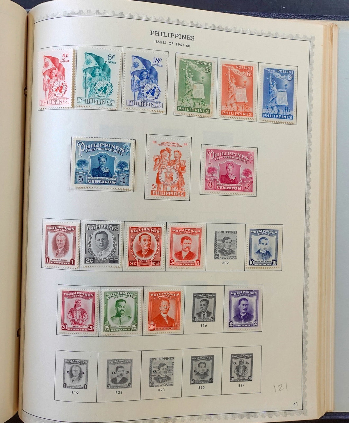 Indonesia and Philippines Stamp Collection Album Mint Hinged 866 Stamps ZAYIX