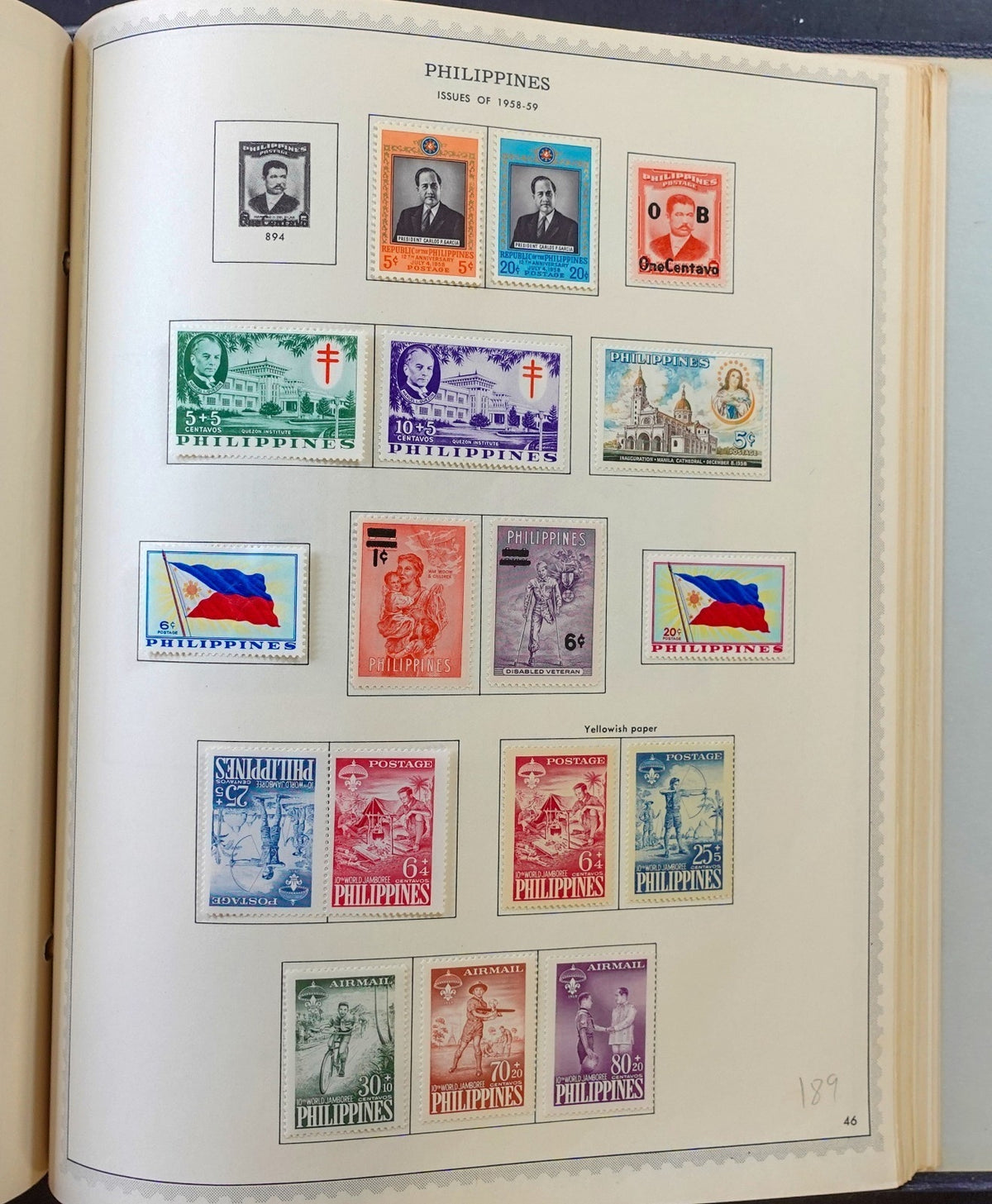 Indonesia and Philippines Stamp Collection Album Mint Hinged 866 Stamps ZAYIX