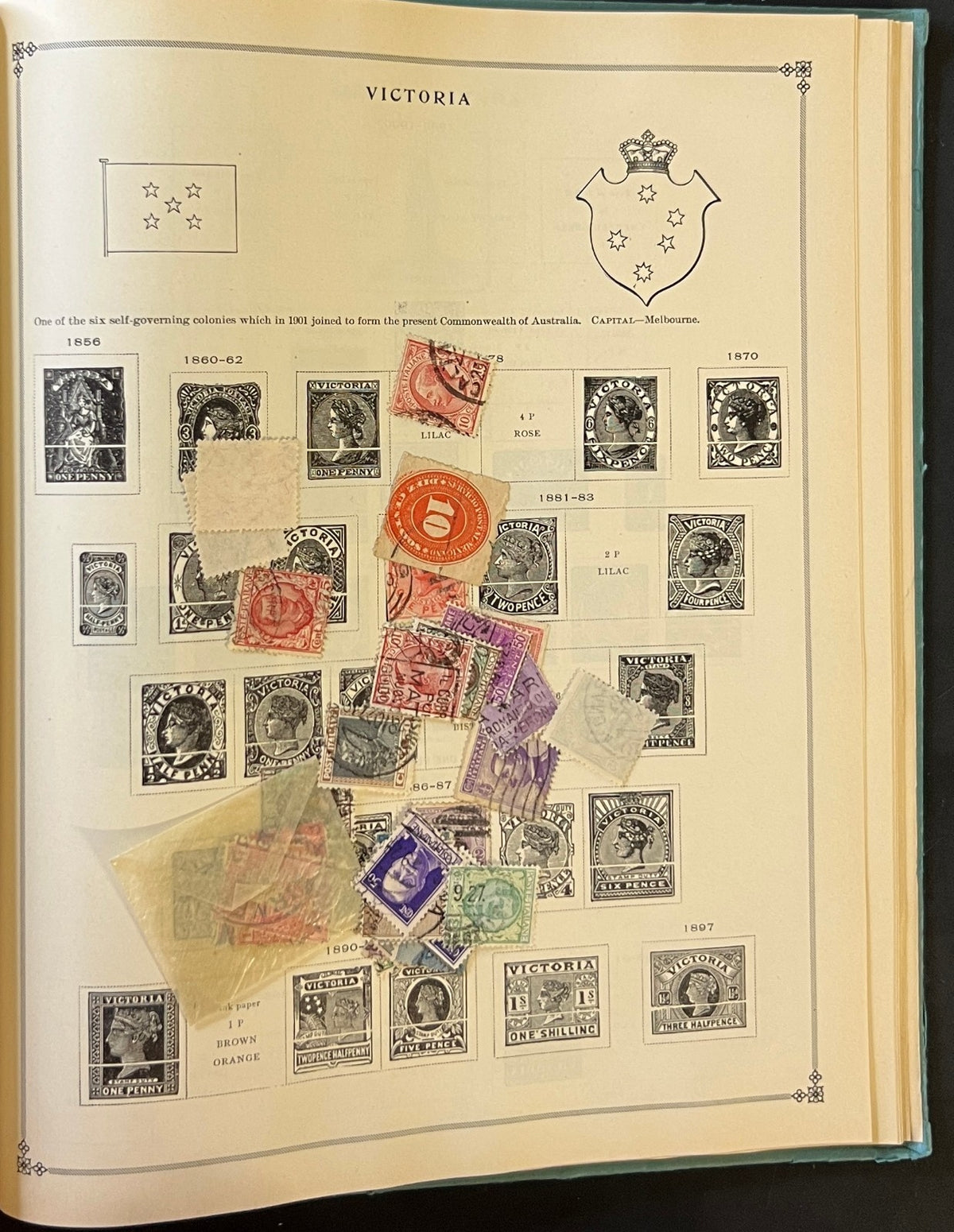 Vintage Scott International Junior Stamp Collection Album ZAYIX