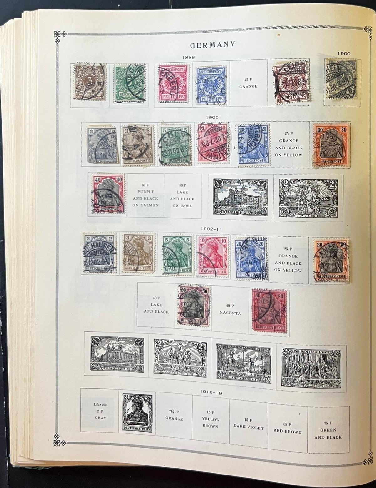 Vintage Scott International Junior Stamp Collection Album ZAYIX