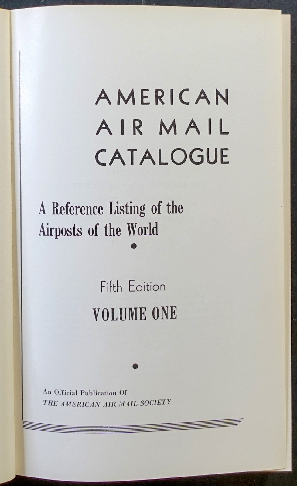 American Air Mail Catalogue Fifth Edition Five Volume Set ZAYIX