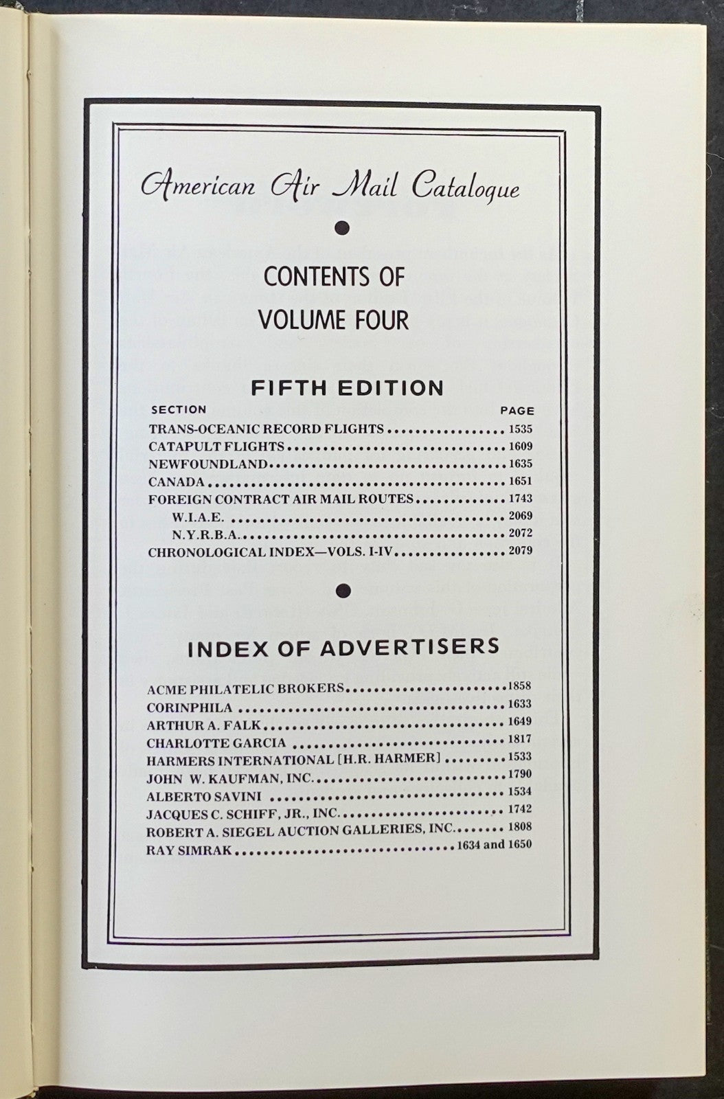 American Air Mail Catalogue Fifth Edition Five Volume Set ZAYIX