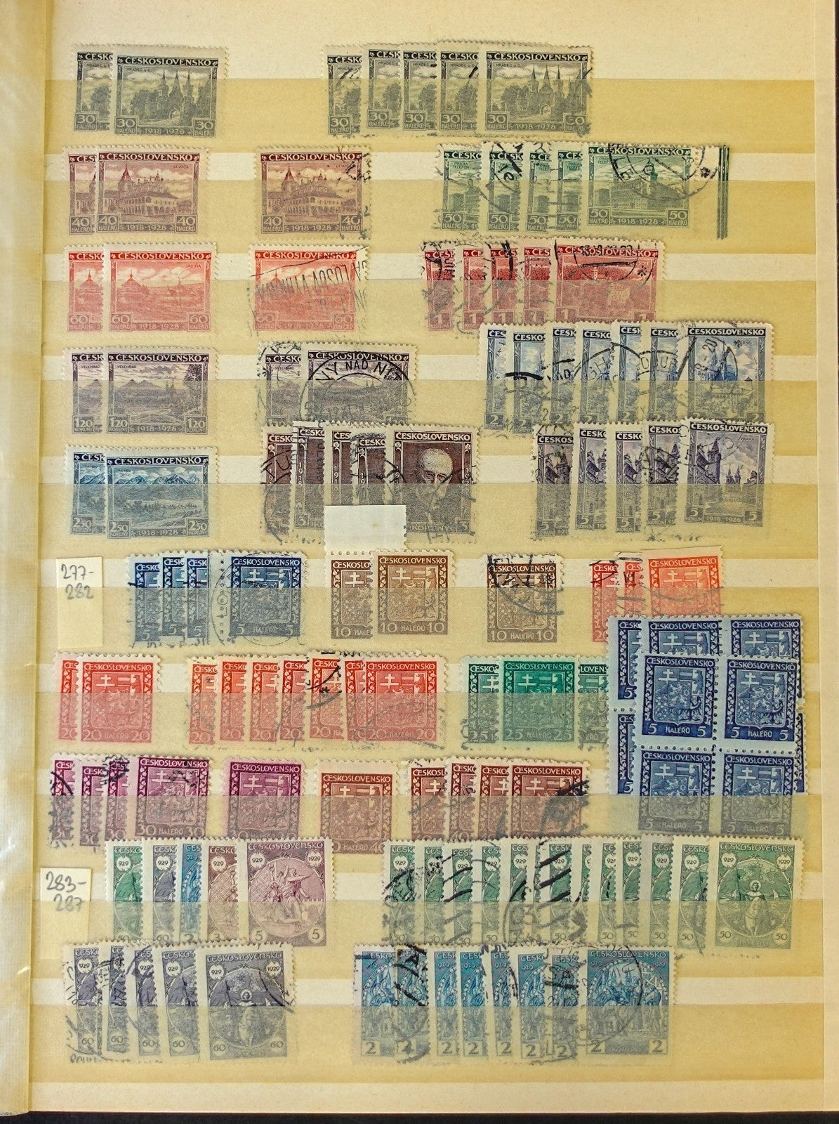 Czechoslovakia Stamp Collection Stockbook 23 Pages Mint & Used ZAYIX