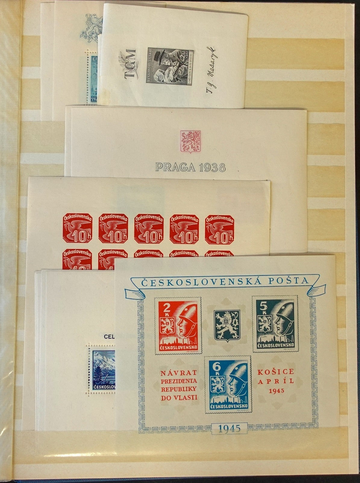 Czechoslovakia Stamp Collection Stockbook 23 Pages Mint & Used ZAYIX