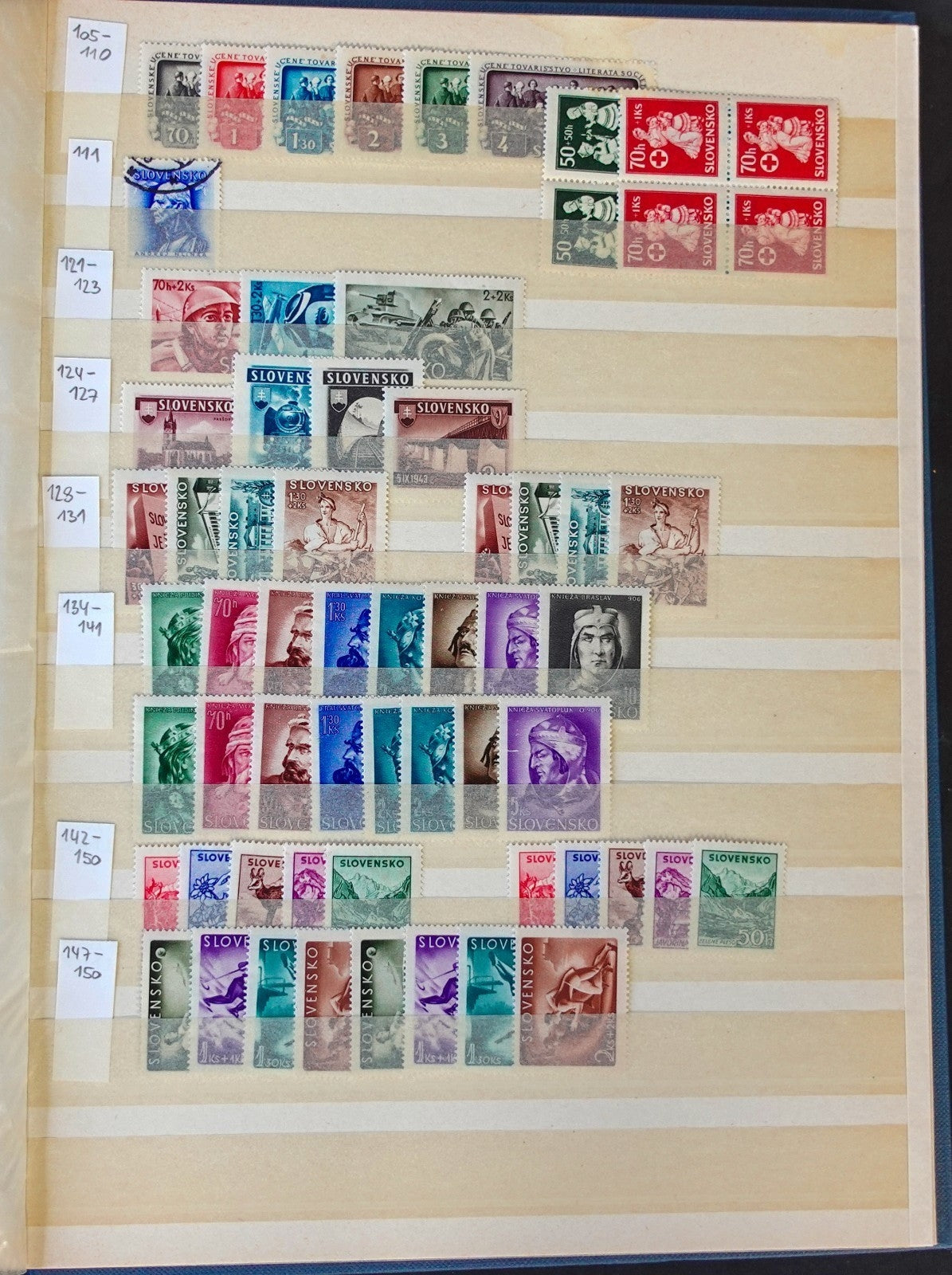 Czechoslovakia Stamp Collection Stockbook 23 Pages Mint & Used ZAYIX