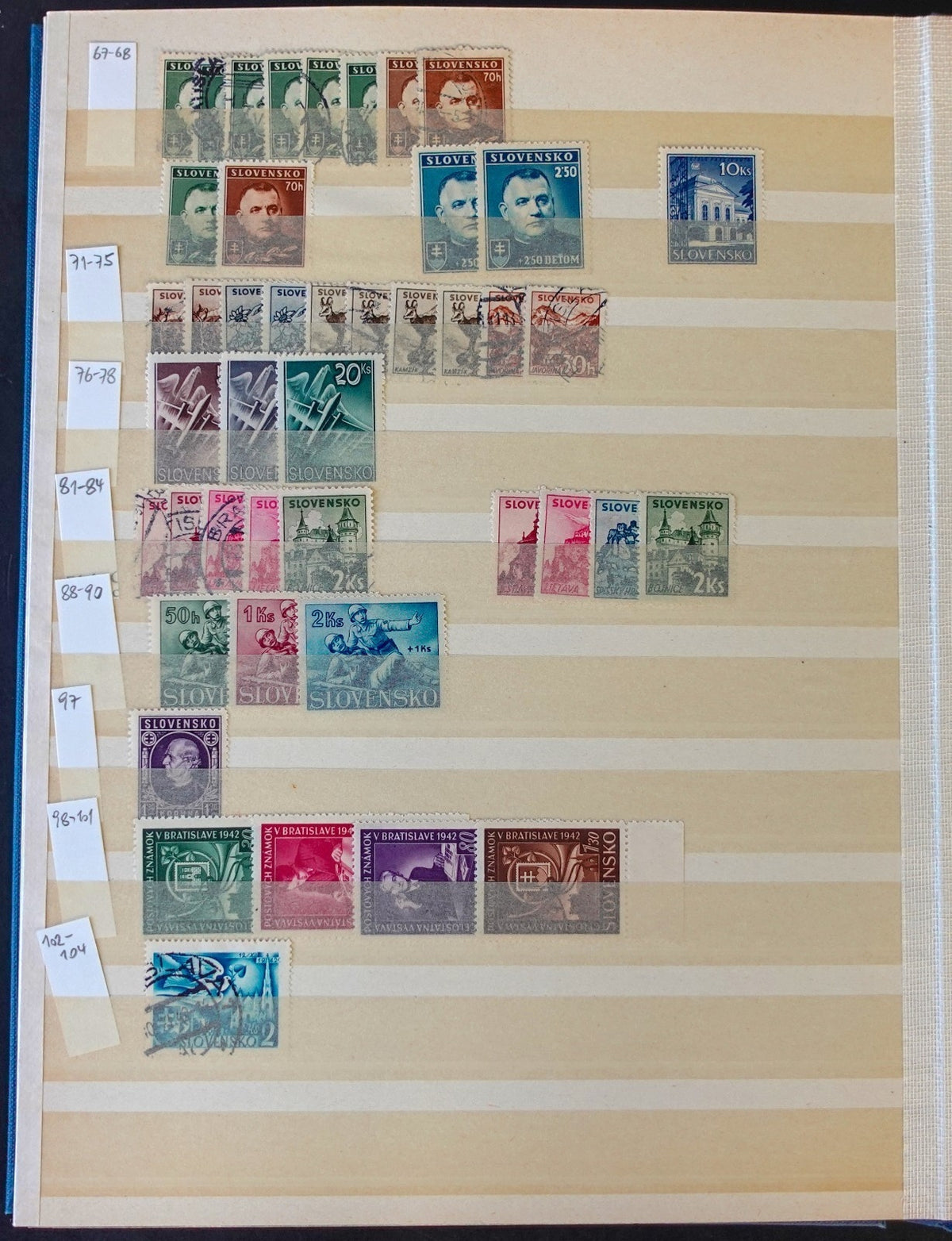 Czechoslovakia Stamp Collection Stockbook 23 Pages Mint & Used ZAYIX