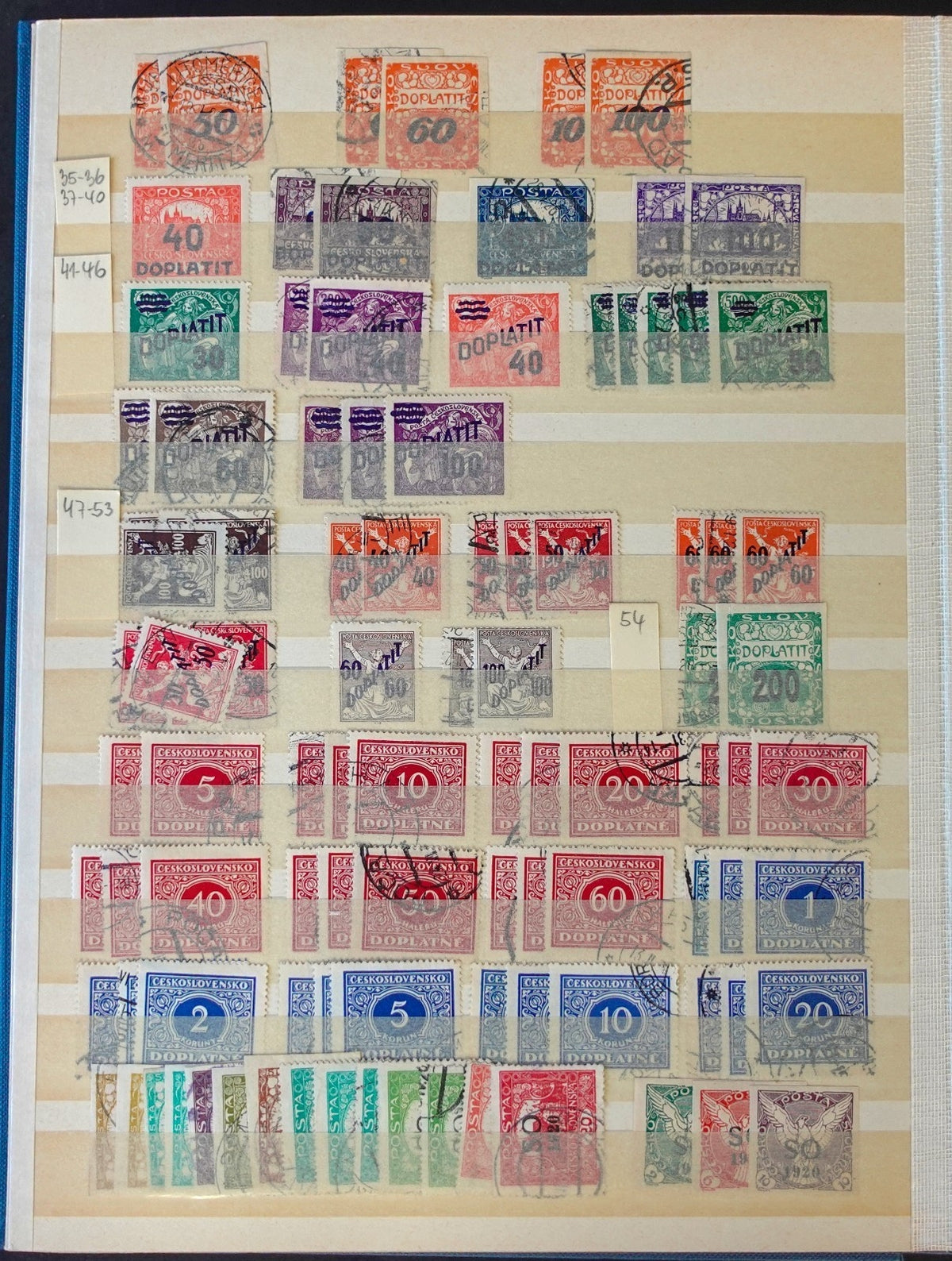 Czechoslovakia Stamp Collection Stockbook 23 Pages Mint & Used ZAYIX