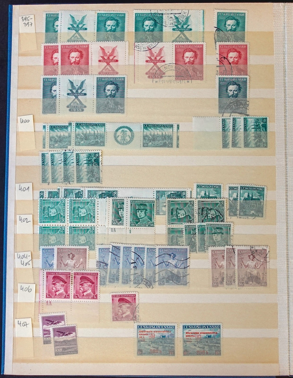 Czechoslovakia Stamp Collection Stockbook 23 Pages Mint & Used ZAYIX