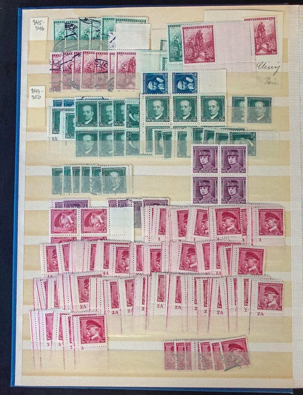 Czechoslovakia Stamp Collection Stockbook 23 Pages Mint & Used ZAYIX