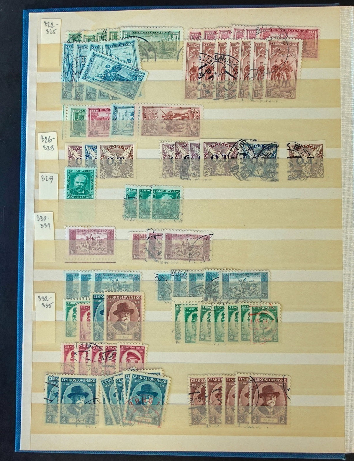 Czechoslovakia Stamp Collection Stockbook 23 Pages Mint & Used ZAYIX