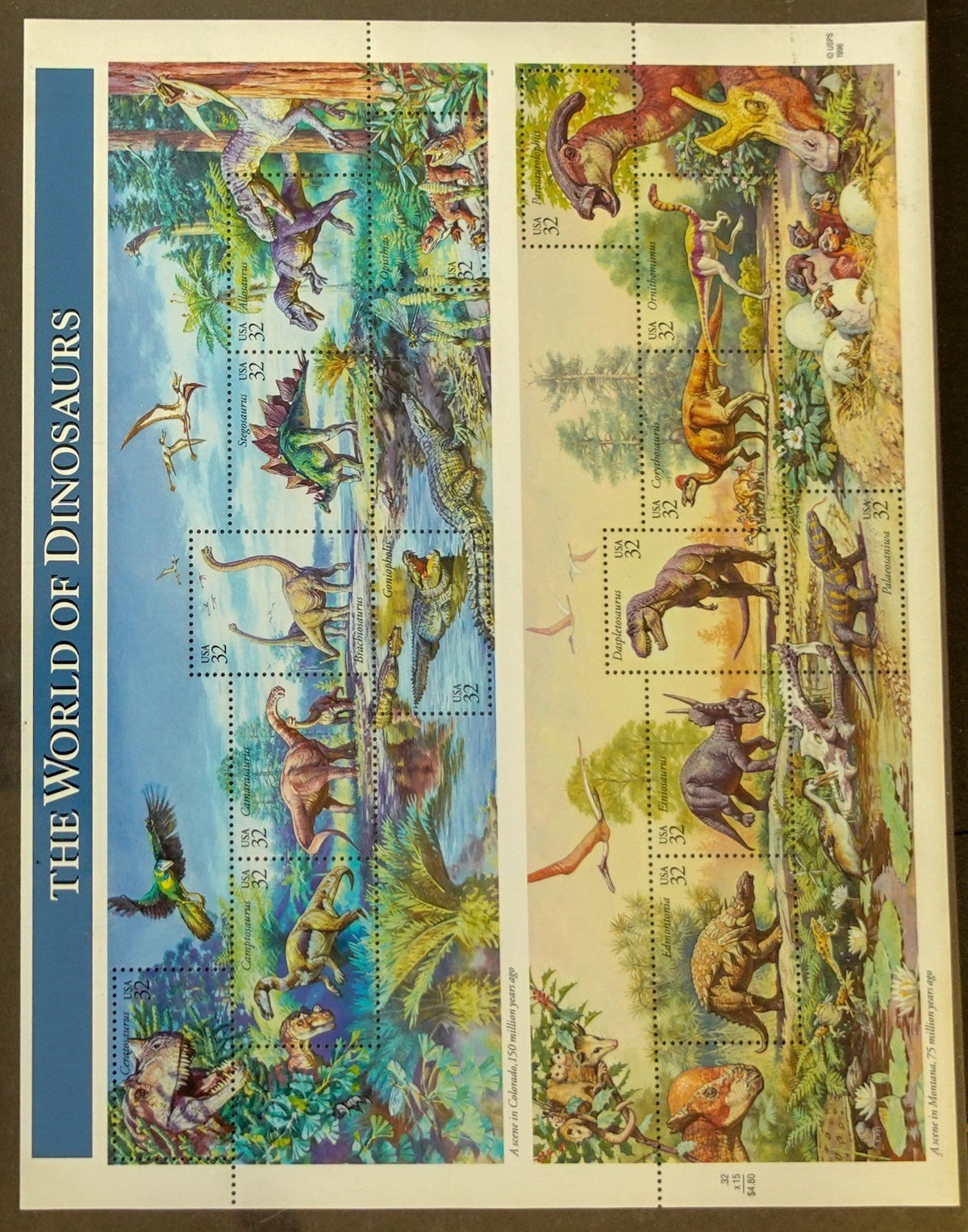 Dinosaur Topical Stamp Collection Album Mint & Used Stamps & Covers ZAYIX