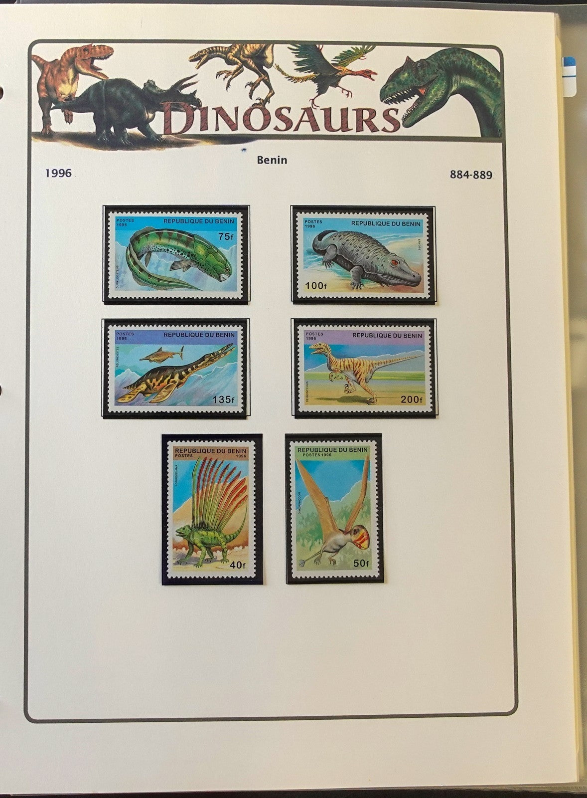 Dinosaur Topical Stamp Collection Album Mint & Used Stamps & Covers ZAYIX