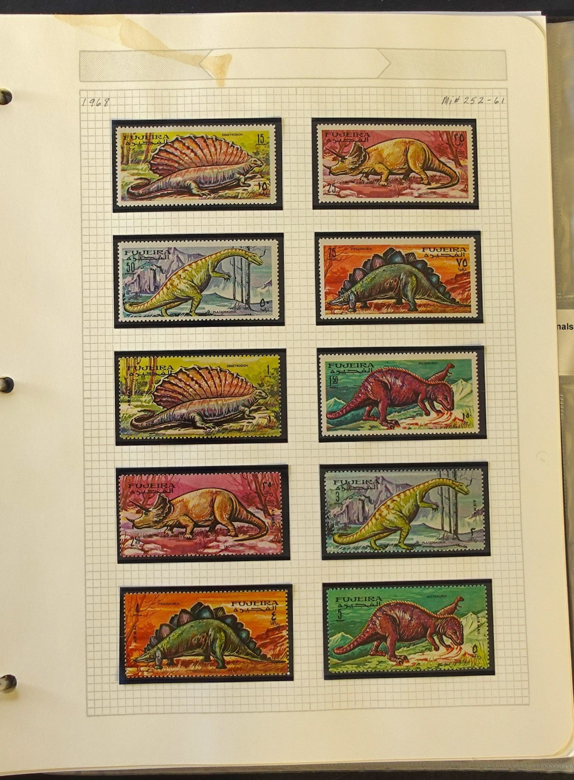 Dinosaur Topical Stamp Collection Album Mint & Used Stamps & Covers ZAYIX