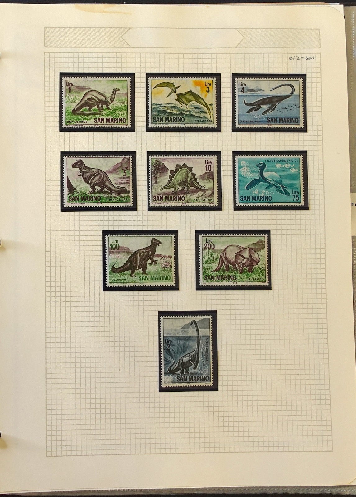 Dinosaur Topical Stamp Collection Album Mint & Used Stamps & Covers ZAYIX
