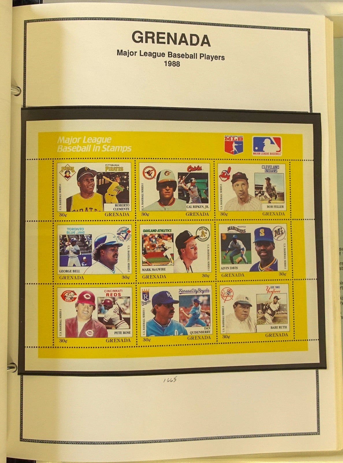 World Of Baseball Stamp Collection Brookman Album Mint & Used ZAYIX