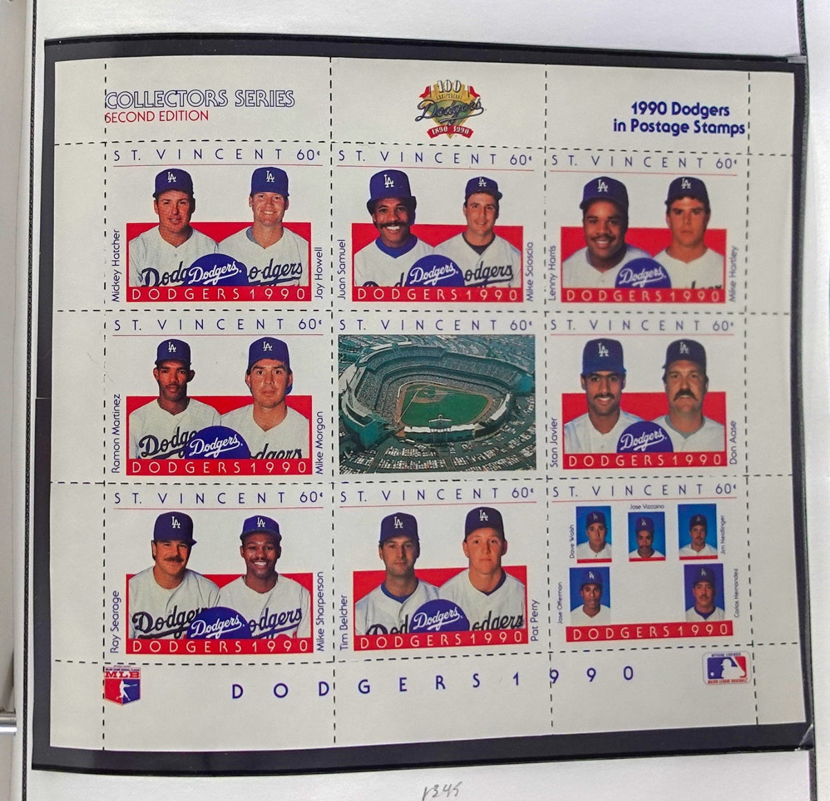 World Of Baseball Stamp Collection Brookman Album Mint & Used ZAYIX