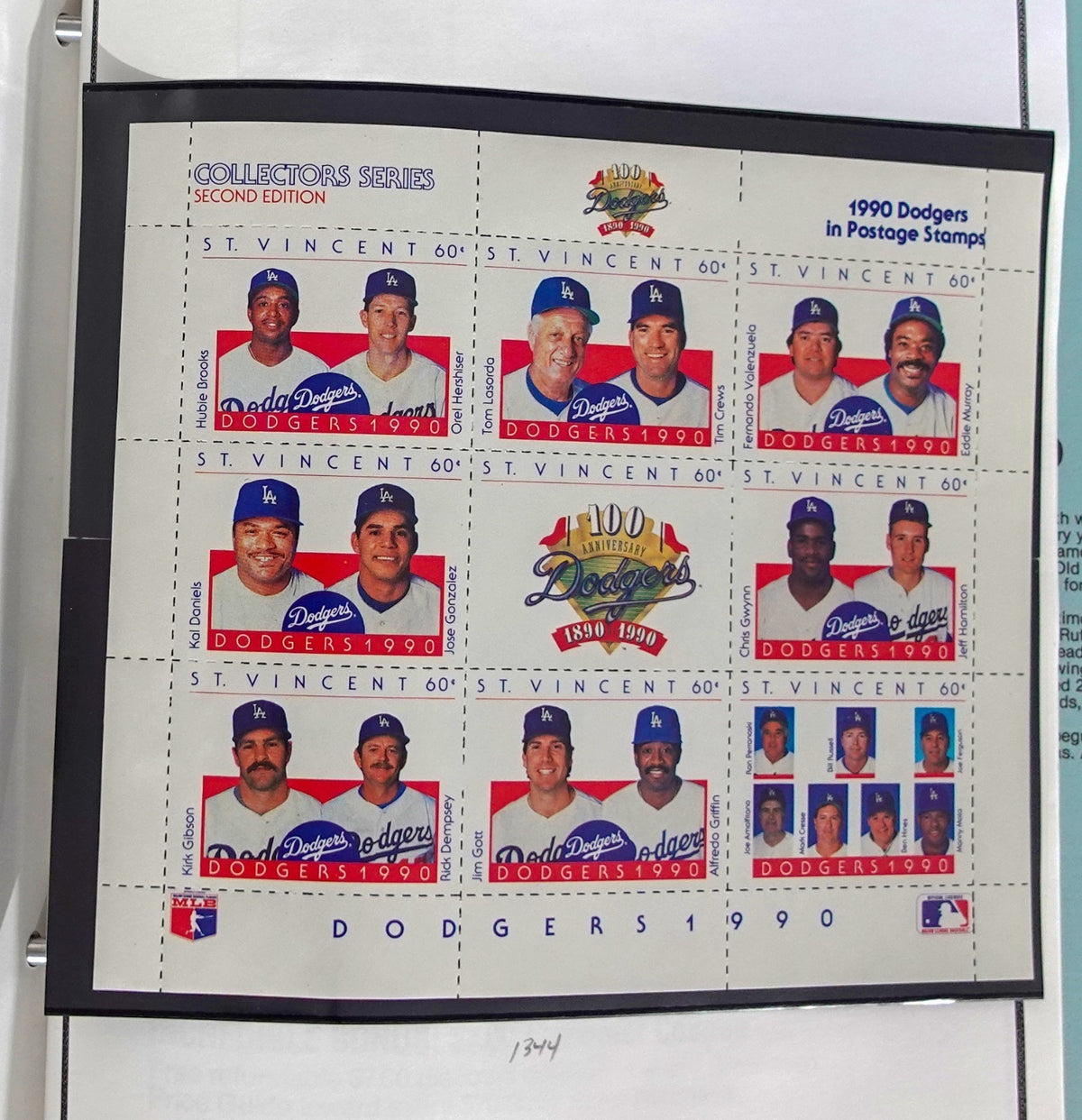 World Of Baseball Stamp Collection Brookman Album Mint & Used ZAYIX