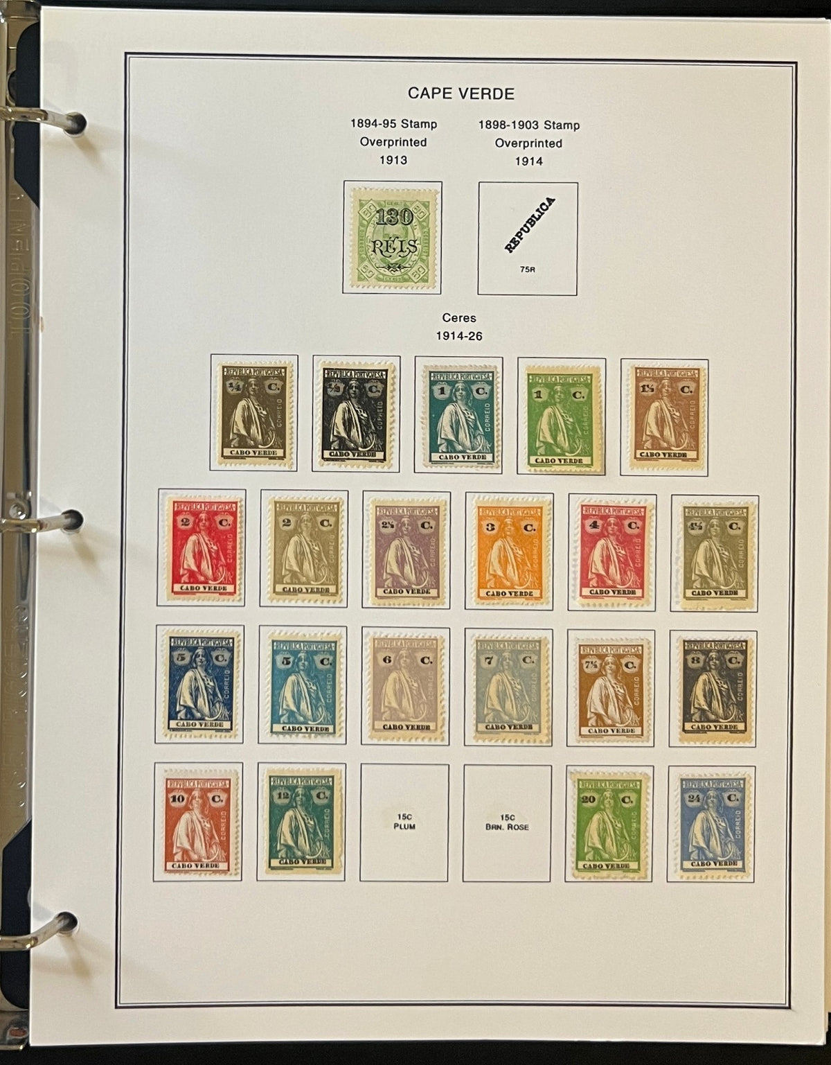 World "C" Countries Classic Stamp Collection Album Mint & Used 1870-1970s ZAYIX