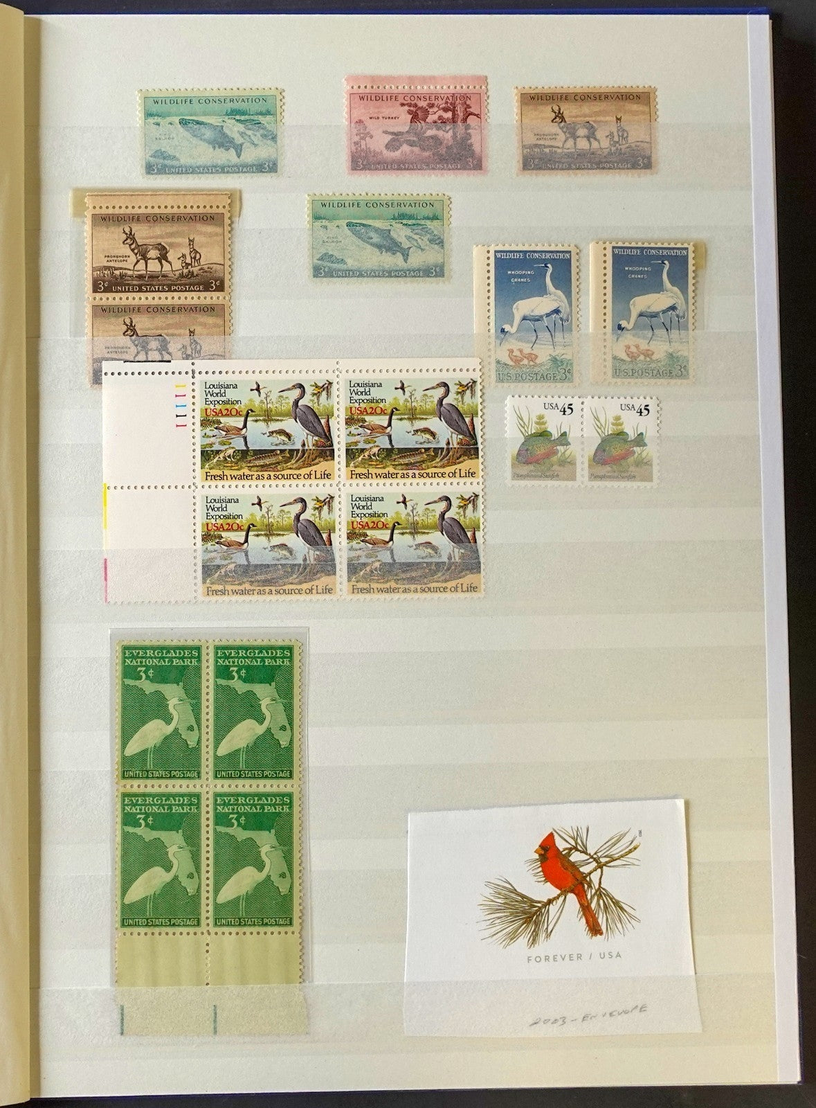 U.S. Birds & Animals Topicals Stamp Collection Lighthouse Stockbook ZAYIX
