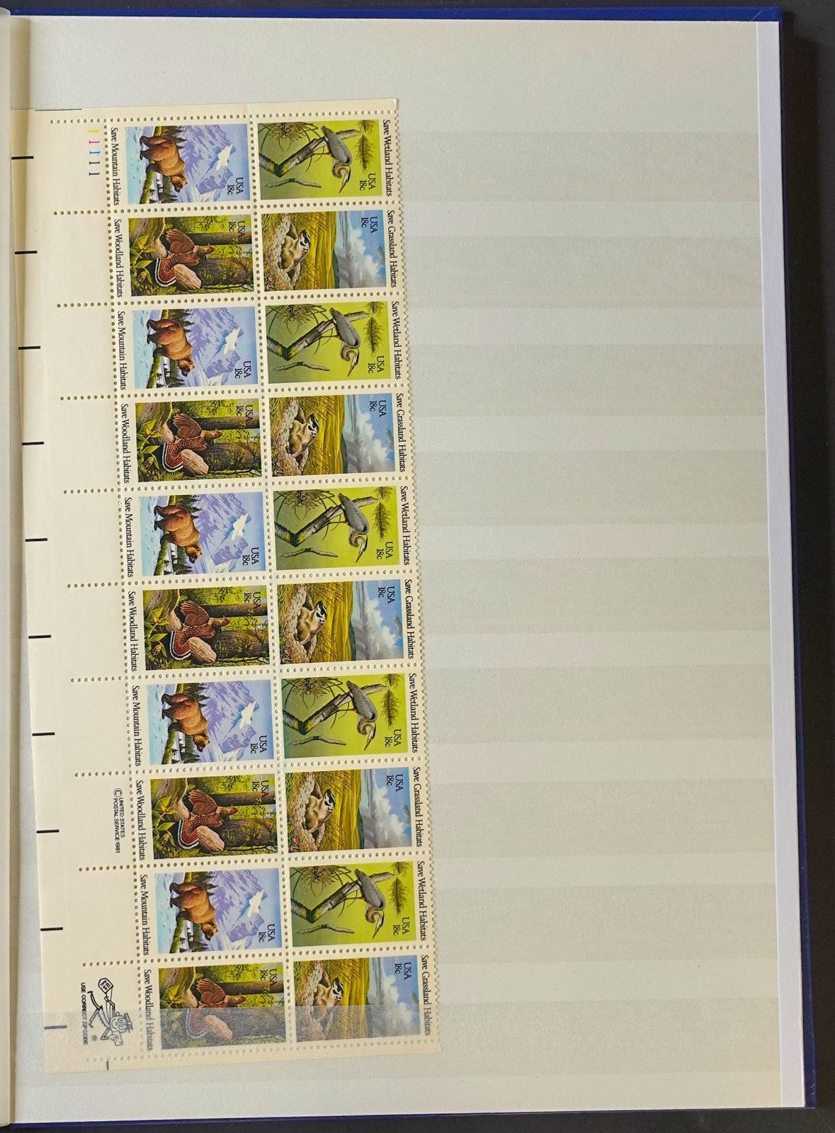 U.S. Birds & Animals Topicals Stamp Collection Lighthouse Stockbook ZAYIX