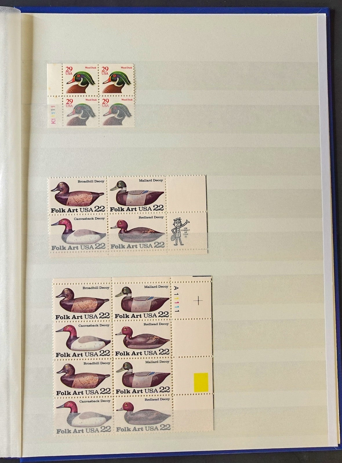 U.S. Birds & Animals Topicals Stamp Collection Lighthouse Stockbook ZAYIX