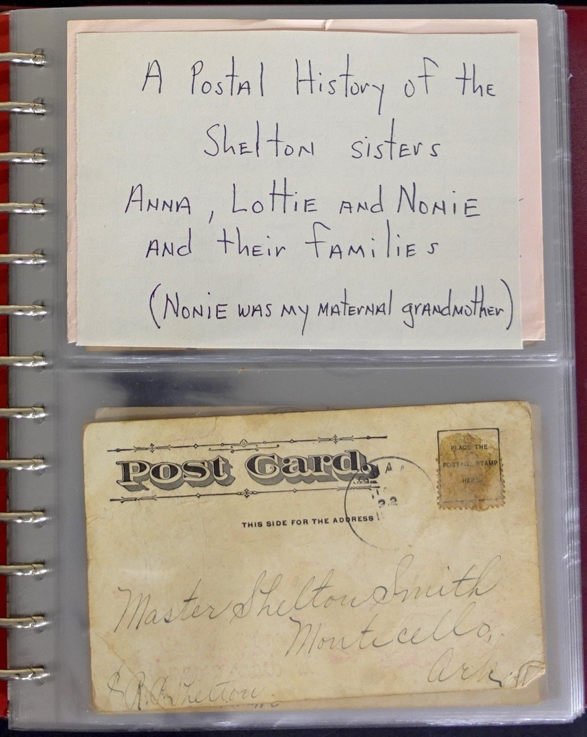 Postal History Of Texas Families Postcard & Cover Collection Album ZAYIX