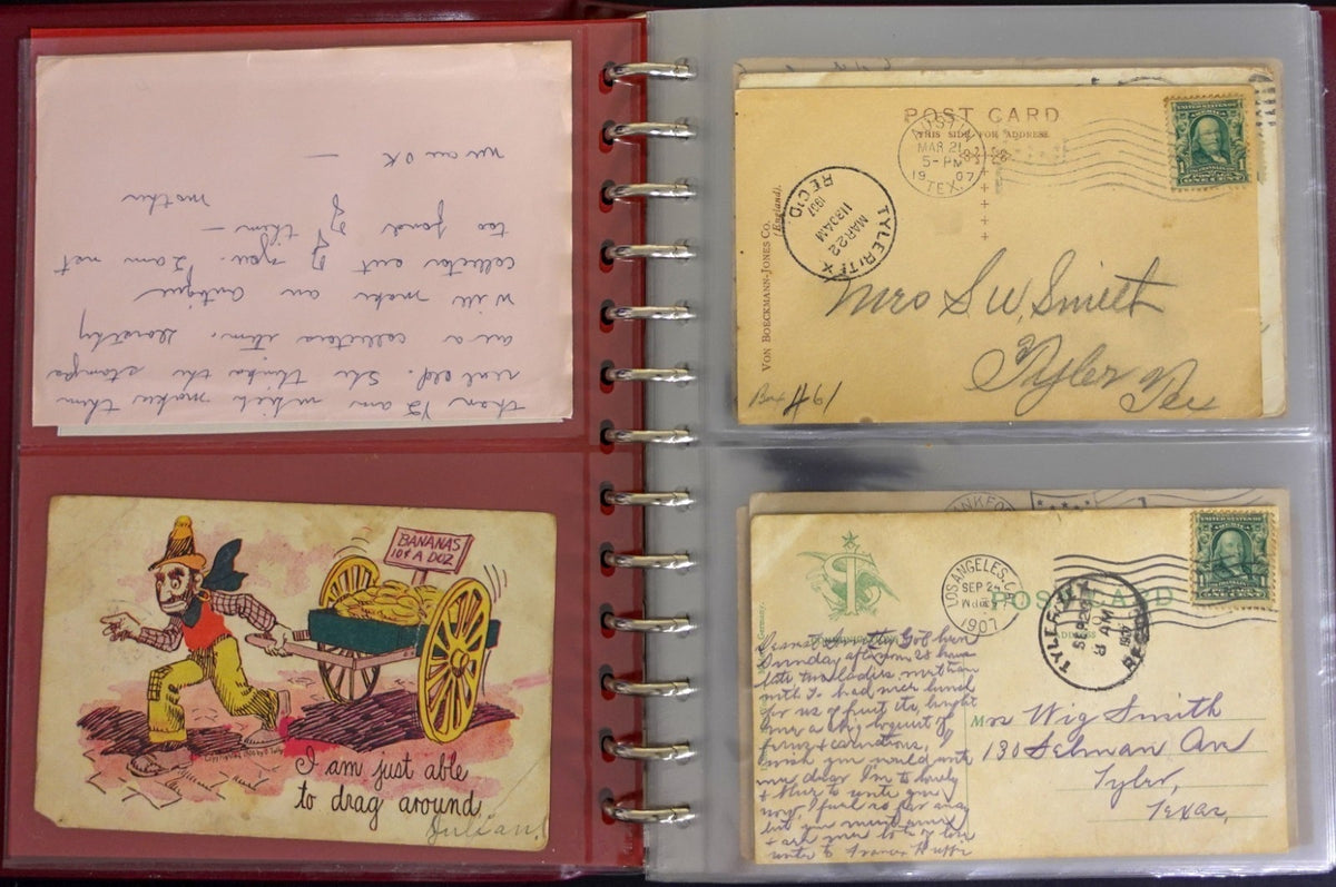 Postal History Of Texas Families Postcard & Cover Collection Album ZAYIX