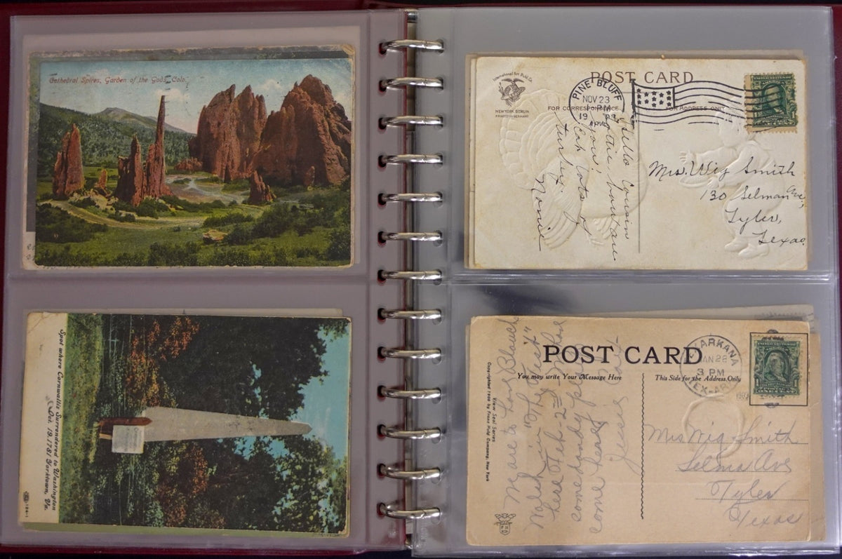 Postal History Of Texas Families Postcard & Cover Collection Album ZAYIX