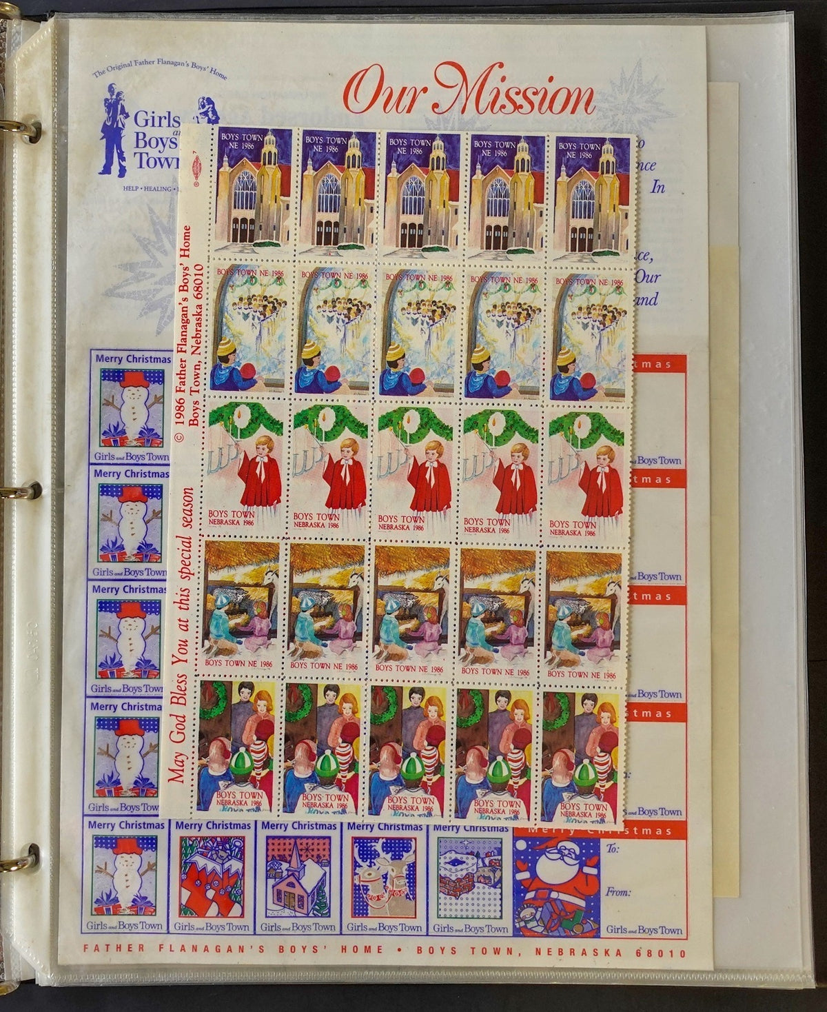 Christmas Seals Conservation Stamps & Cinderellas Stamp Collection Album ZAYIX