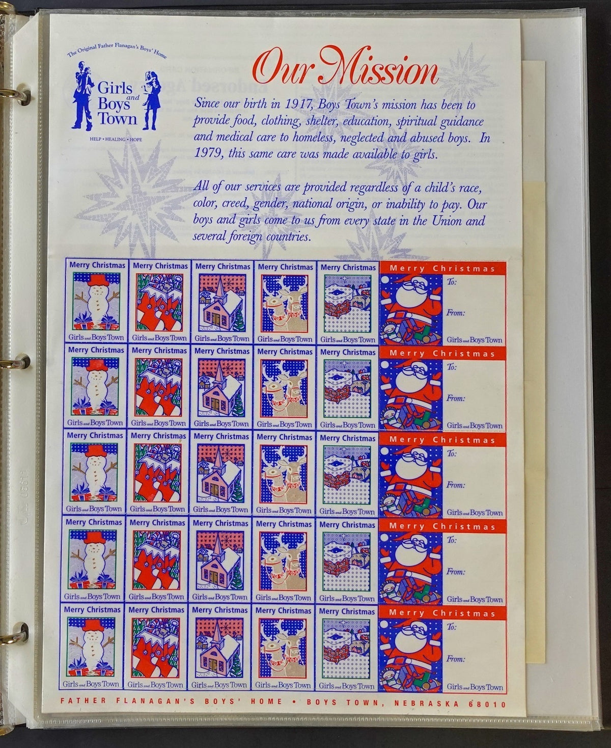 Christmas Seals Conservation Stamps & Cinderellas Stamp Collection Album ZAYIX